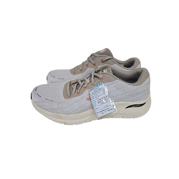 Skechers Men's Wide Fit 232701 Arch Fit 2.0 Road Wave Walking Sneakers 12 4E - Picture 4 of 7